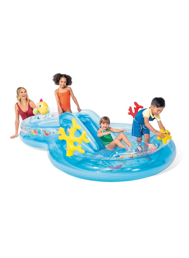 INTEX Under The Sea Play Center, Inflated Size 3.10m x 1.93m x 71cm,56143  - Image 3