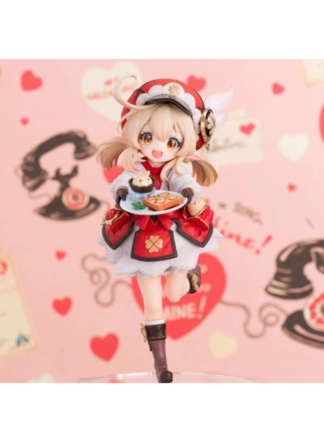 Behalf Of Spark Knight Keli Figure Game Peripheral GK Coffee Shop Dessert Doll Ornament Model-Color:Ganyu Holding The Ball  Bagged  - Image 3