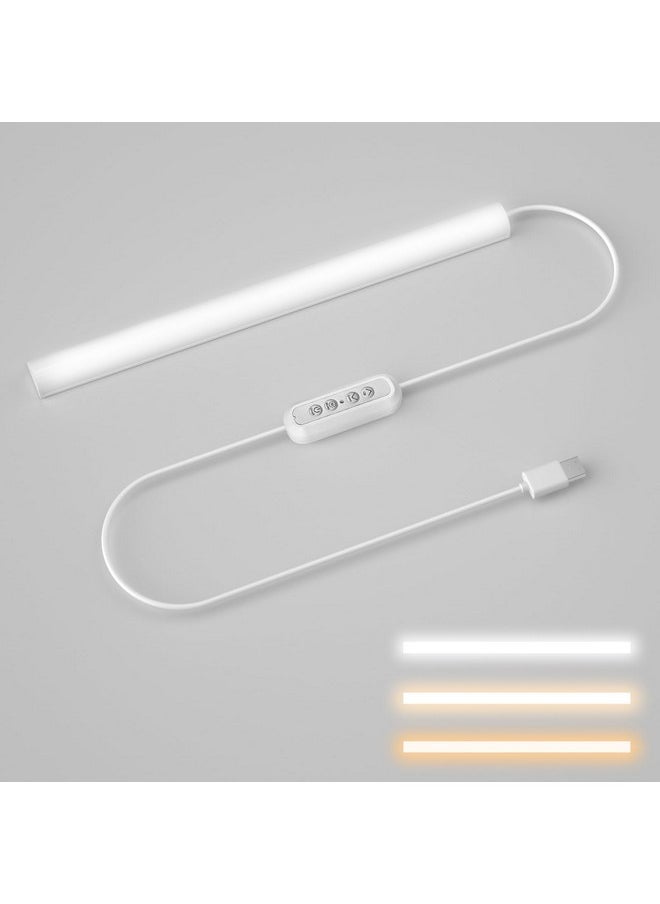 Hoteon - Hoteon Led Under Cabinet Light, Closet Light with 3 Color Modes(3000K/4000K/5700K), 10 Level Brightness, 7W USB Plug Batten Light, Counter Light, Desk Light (Pack of 1) - Image 1