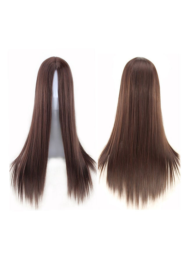 NIBEMINENT Women's Synthetic Hair Party Wig Brown