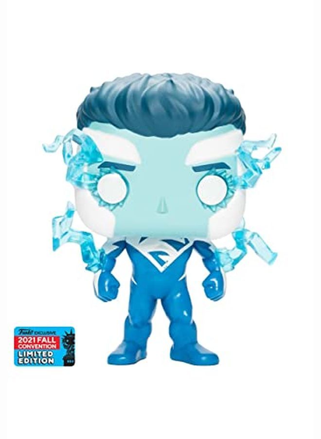 Funko تمثال سوبرمان الأزرق من الفينيل - إصدار حصري لمعرض 2021 - Image 2