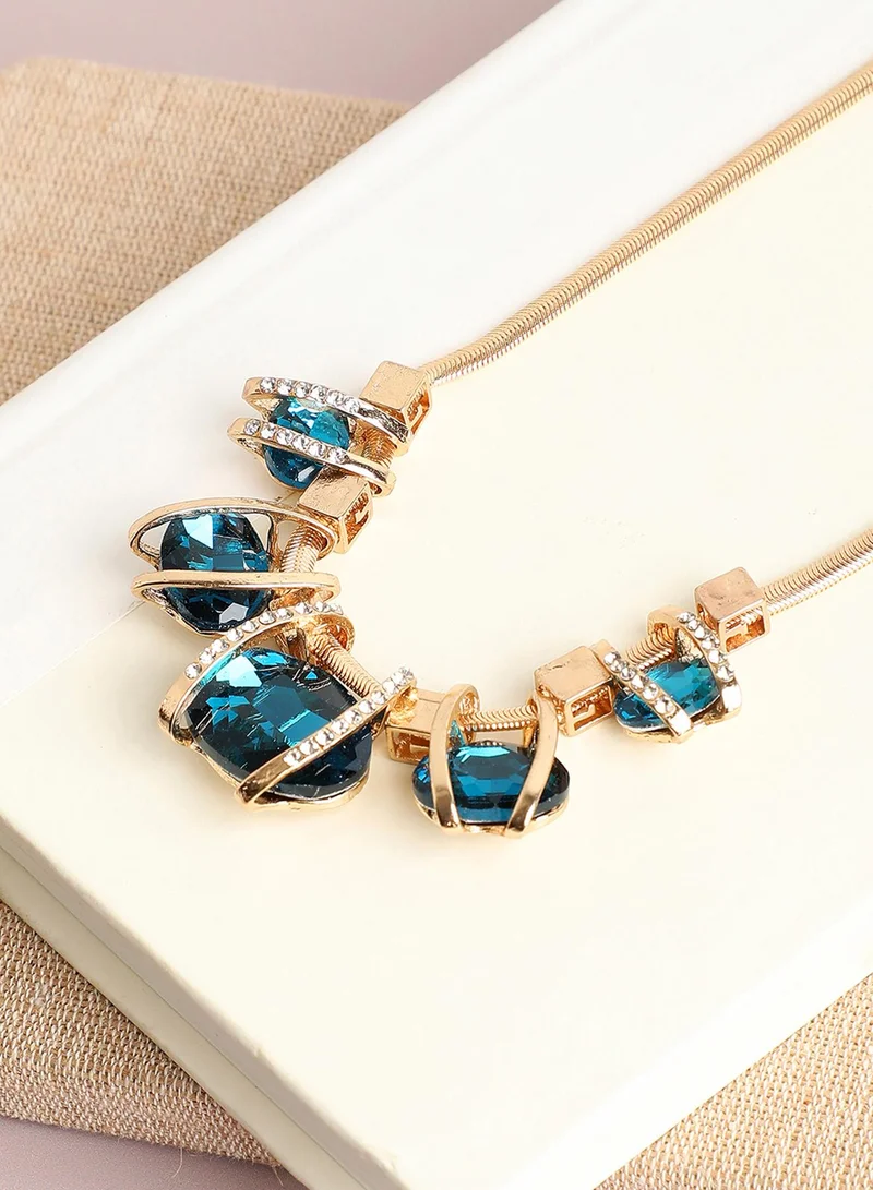 SOHI Drops Dainty Artificial Necklace Jewellery