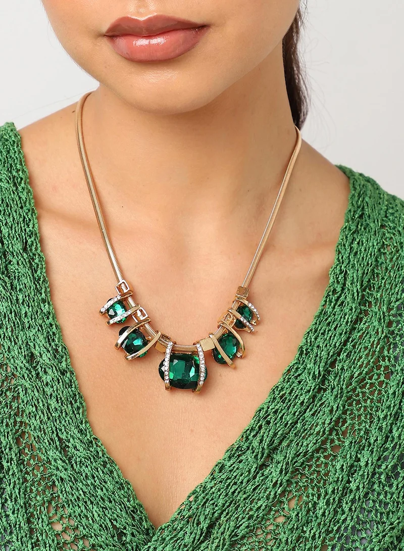 SOHI Drops Dainty Artificial Necklace Jewellery