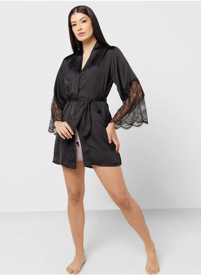 hunkemoller Tie Detail Pyjama Top
