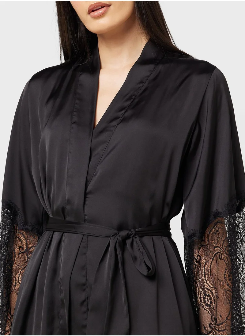 hunkemoller Tie Detail Pyjama Top