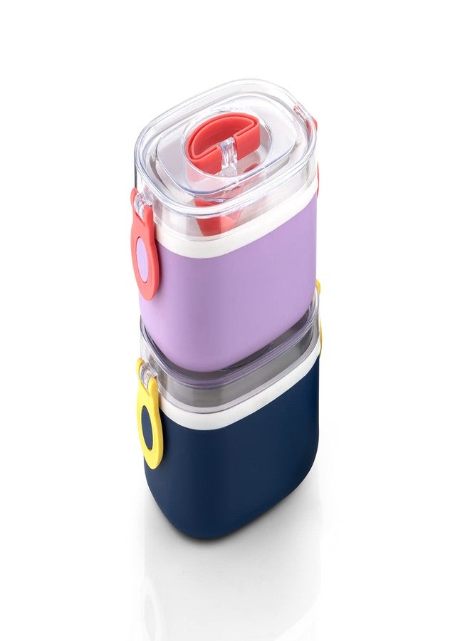 KBS Lunch Box for Kids School Office Reusable Microwave Freezer Safe Food Containers with Spoon for Adults and Kids Stainless Steel Tiffin Box Vacuum Leak Proof - Image 4