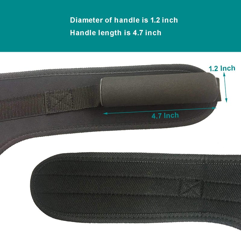 CORECISE Abdominal Crunch Harness Straps,Back Exercise Pulling Harness Shoulder Strap, V-shape Crunch Belt,Abdominal Crunch Straps Belt Attachment for Cable Machine black - Image 5