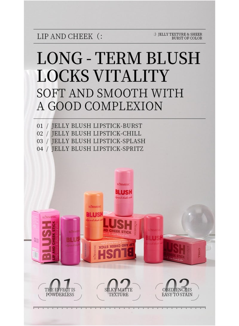 كيرميسيك 4 أقلام أحمر خدود هلامية - Image 4