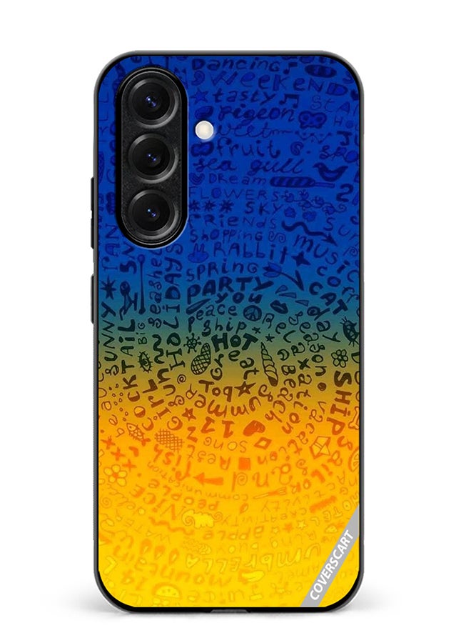 VR CREATIVE Protective Case Cover For Samsung Galaxy A56 Words Mixture Design Multicolour