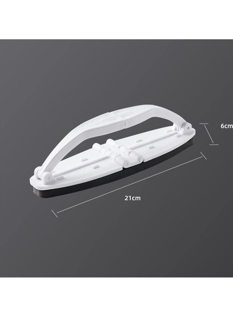 SYOSI 2 Pcs Kitchen Cleaning Sponges, Household Multifunctional Cleaning Brush with Handle, Non-Scratch Microfiber Sponge for Range Hood, Sink, Gas Stove, Countertop, Bathtub, Window - Image 2