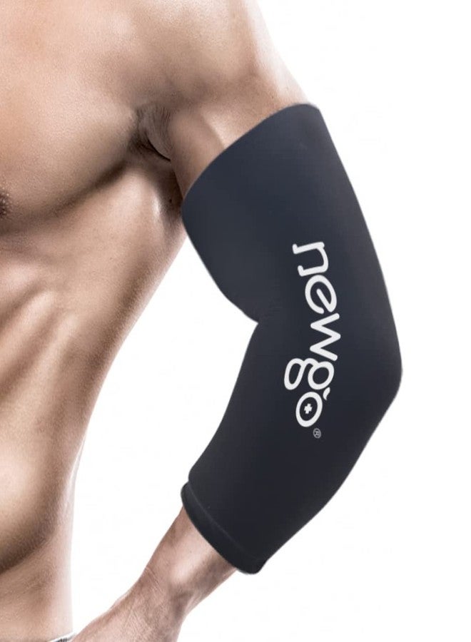 NEWGO Elbow Ice Pack for Tendonitis, Elbow Ice Wrap Ice Sleeve Arm Flexible Ice Packs Cold Therapy Compression Ice Sleeve for Elbow, Knee, Calf Pain Relief, Inflammation, Injuries - Image 1
