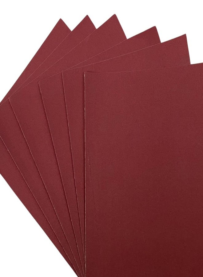 Color Zebra Aluminum Oxide Sanding Paper, Pack of 5 Sheets, Grit 320, Red, 28 x 23 cm, Compatible with Wood and Metal, For Use with Orbital, Belt, and Disc Sanders - Image 1