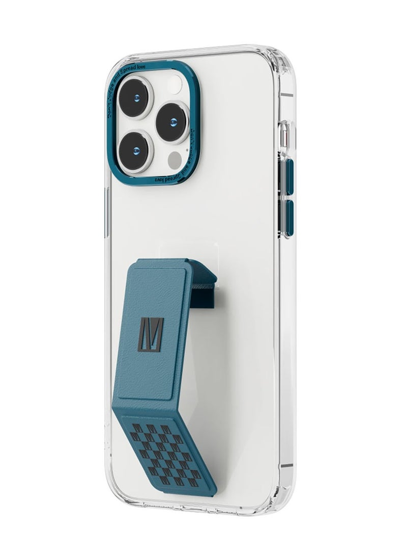 ليفيلو جراب مورفيكس كلارا جريب ستاند IMD شفاف خلفي / سهل التركيب / حماية من السقوط والاصطدام - أزرق - Image 2