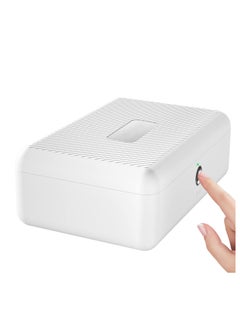 Biometric Fingerprint Storage Box, Portable Cash Jewelry Security Case Lock Box Safe, Box Safe for Car, Home, Office and Travel
