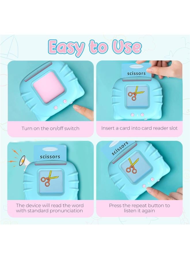 Zain QuTZ Toddler Toys for 2 3 4 5 Year Old Boys and Girls, Autism Sensory Toys for Autistic Children, Learning Montessori Toys for 2 Year Old, Speech Therapy Toys, 224 Sight Words Talking Flash Cards - Image 3