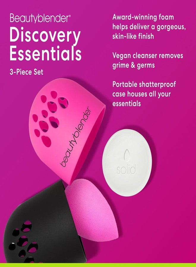 Beautyblender® | Discovery Kit - Makeup Sponge & Makeup Sponge Cleaner, Portable Protection Case, Professional Blending Application, Vegan & Cruelty Free, Made in the USA - Image 4
