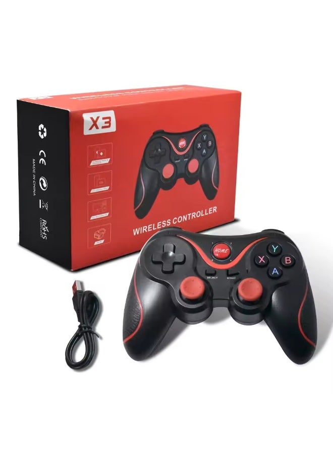 X3 Wireless Gaming Controller for Mobile Phones – Universal Gamepad with Dual Vibration, 400mAh Battery, and Ergonomic Joystick Design - Image 1