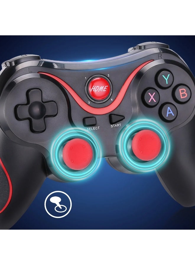 X3 Wireless Gaming Controller for Mobile Phones – Universal Gamepad with Dual Vibration, 400mAh Battery, and Ergonomic Joystick Design - Image 4