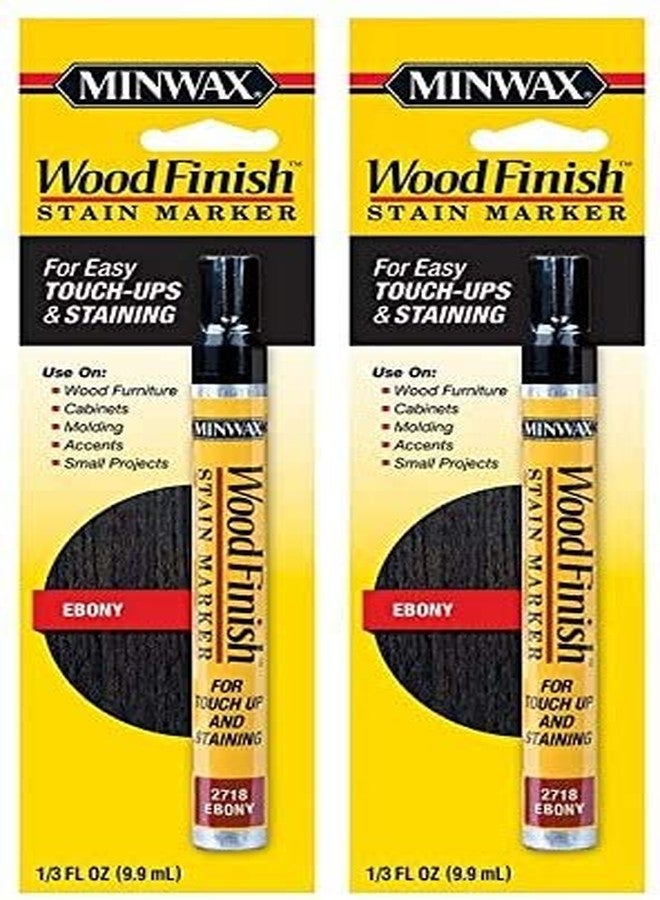 منواكس قلم تحديد الصبغة الخشبية من مينواكس 634900000، لون الأبنوس، عبوة من قطعتين - Image 2