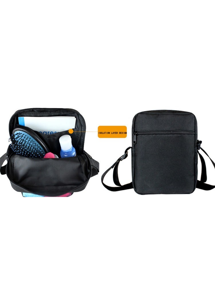 Pikachu Cartoon Primary And Secondary School Students Three-piece Schoolbag Large Capacity Three-piece Set - Image 4