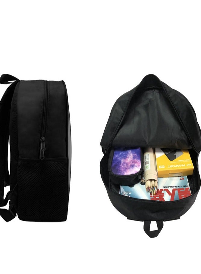 Pikachu Cartoon Primary And Secondary School Students Three-piece Schoolbag Large Capacity Three-piece Set - Image 3