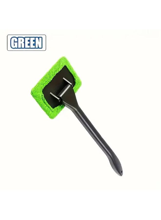 Navy Blue Complete Car Window Cleaning Kit Retractable Handle Squeegee Set - Image 4