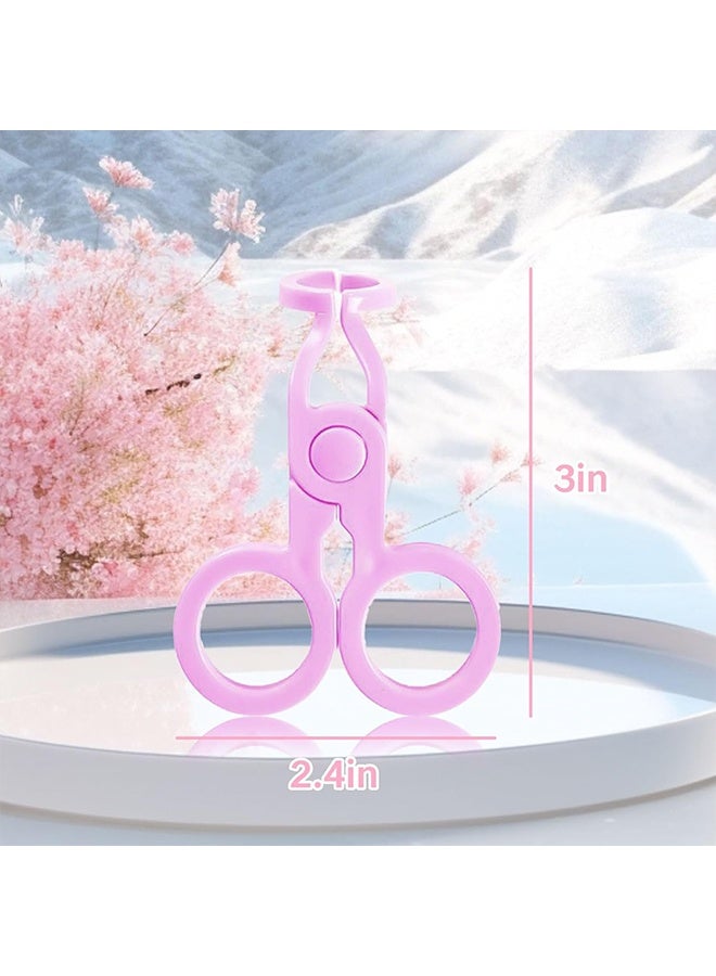 واي جيه مجموعة أدوات إدخال وإزالة العدسات اللاصقة المكونة من 6 قطع، عصا سيليكون للعدسات اللاصقة، موسّع للجفن ومجموعة ملاقط، أداة تطبيق العدسات اللاصقة بدون متاعب للعدسات الملونة والناعمة، مناسبة للسفر - Image 5