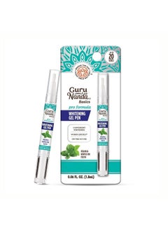 Teeth Whitening Pen,(0.06 Fl Oz)-20 Uses, Vegan & Gentle On Teeth Pro Formula - Hydrogen Peroxide Whitening Gel Pen, Cruelty-Free, Mint Flavor