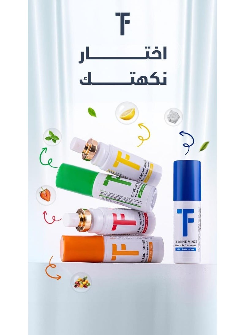 T.F REINE MINZE Fresh Breath Mouth Spray with Lemon- 25ml - Image 2