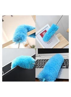Plan A Hand Duster Soft Washable Duster, Telescopic Duster, Easy to Use Extendable Microfiber Duster Brush for Surface Cleaning, Soft Cleaning Tool for Home, Office, Car (Orange)  - Image 2