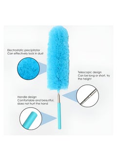 Plan A Hand Duster Soft Washable Duster, Telescopic Duster, Easy to Use Extendable Microfiber Duster Brush for Surface Cleaning, Soft Cleaning Tool for Home, Office, Car (Orange)  - Image 4