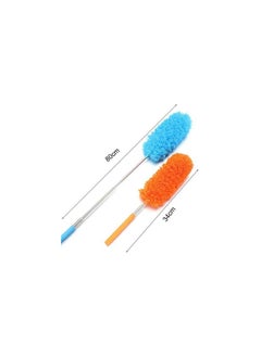 Plan A Hand Duster Soft Washable Duster, Telescopic Duster, Easy to Use Extendable Microfiber Duster Brush for Surface Cleaning, Soft Cleaning Tool for Home, Office, Car (Orange)  - Image 5