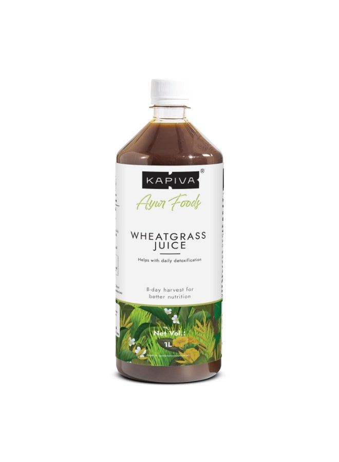 Kapiva Wheatgrass Juice 1L - Help's to Detoxify the Liver, Cleanse the Digestive System, Boost Metabolism & Purify Blood - Image 3