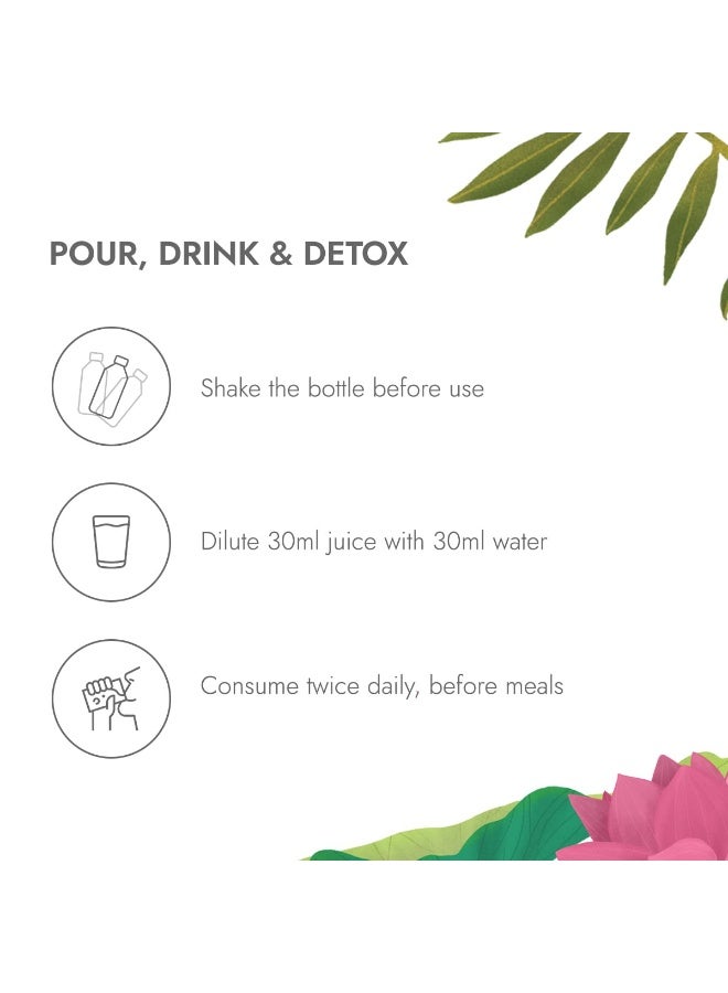 Kapiva Wheatgrass Juice 1L - Help's to Detoxify the Liver, Cleanse the Digestive System, Boost Metabolism & Purify Blood - Image 2