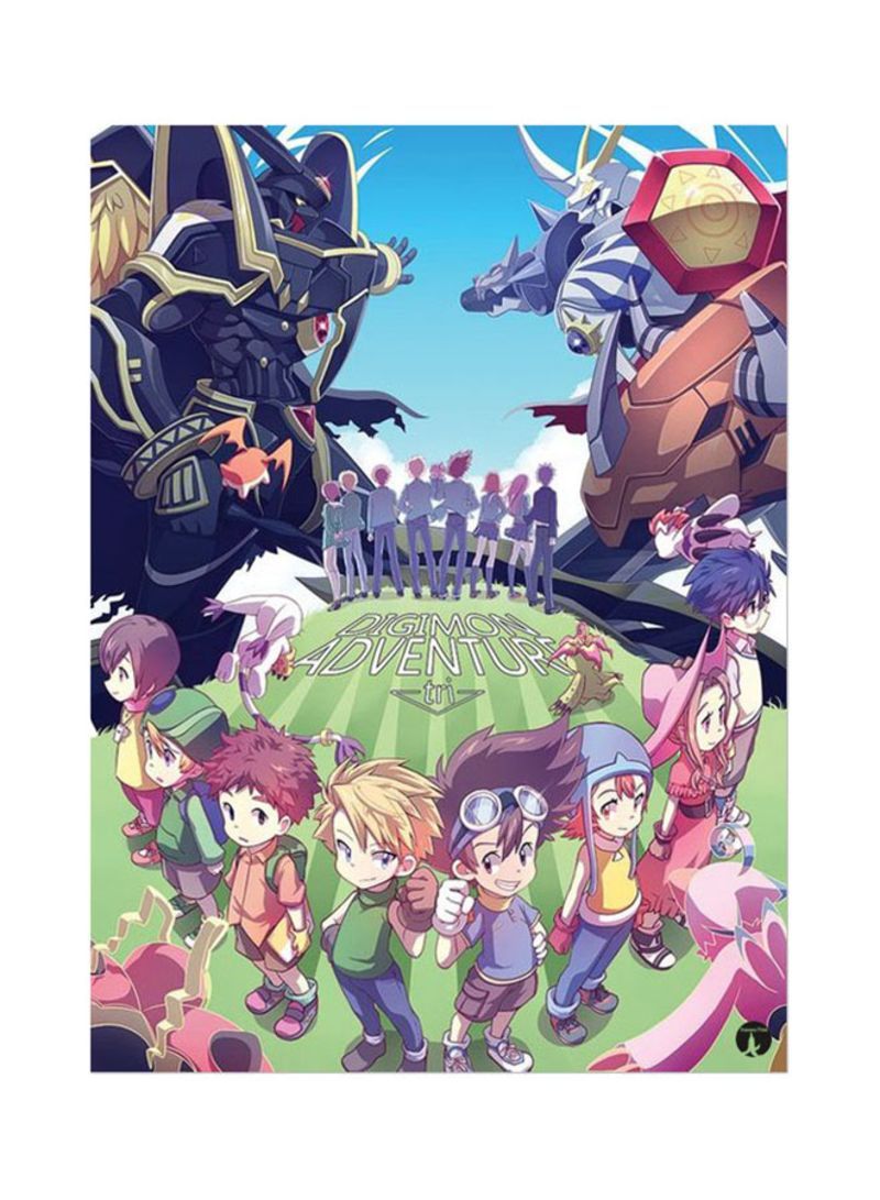 RKN The Anime Digimon Mouse Pad Blue/Green