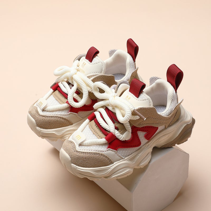 Women'S Shoes Sneaker Comfortable Mesh 2025 Spring New Children'S Middle And Big Children'S Girls Casual Torre Shoes Internet Red Shoes - Image 4