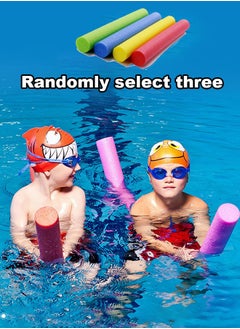 Haidue 3 Pack Random Colors Pool Noodles Water Float Aid Noodle Foam Float 5+ Children Adults  - Image 2