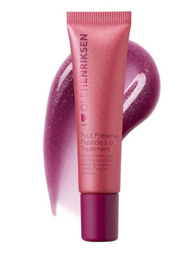 Ole Henriksen OLEHENRIKSEN Pout Preserve Hydrating Peptide Lip Treatment, Lingonberry Jam Glimmer - Image 1