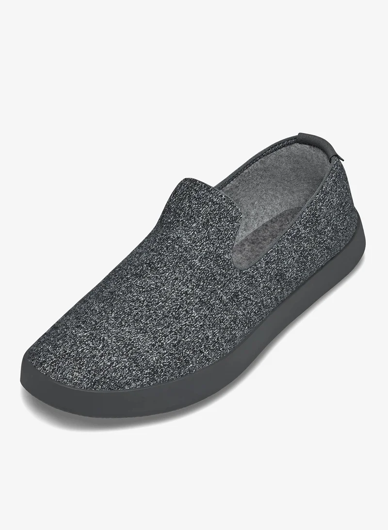 اول بيردز Men's Wool Loungers - Natural Grey (Dark Grey Sole)