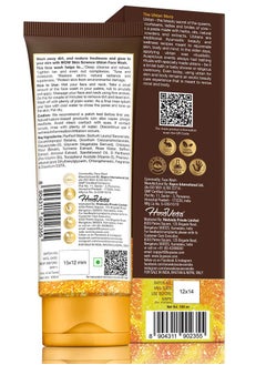 WOW Skin Science Ubtan Face Wash with Chickpea Flour Turmeric Saffron Almond Extract Rose Water & Sandalwood Oil - No Sulphate Parabens Silicones & Color - 100 mL  - Image 2