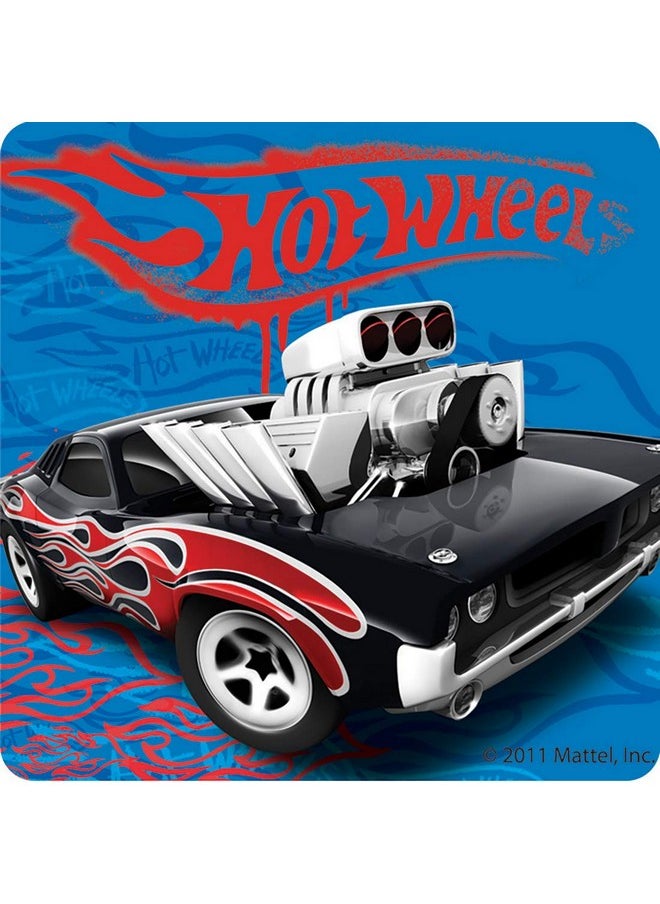 سمايل مايكرز - ملصقات Hot Wheels الكلاسيكية - لوازم حفلات أعياد الميلاد والهدايا - 100 لكل عبوة - Image 1