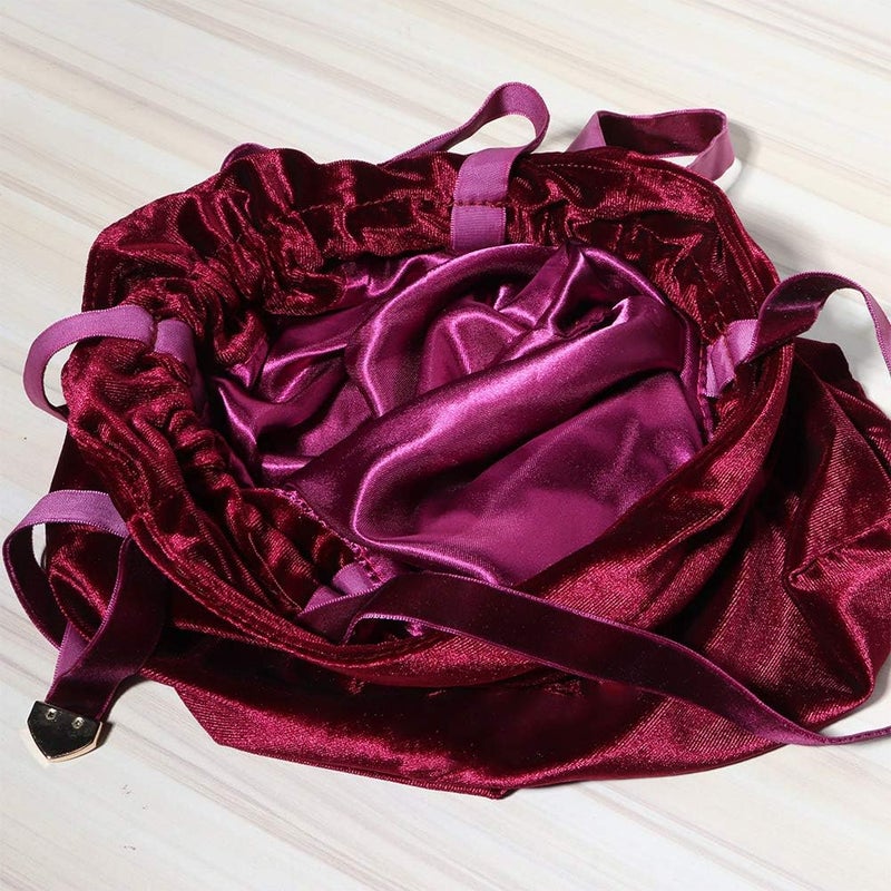 كلاراكو حقيبة مكياج للنساء والفتيات، حقيبة تخزين محمولة من مادة مخملية مع رباط للحقيبة ومنظم مستحضرات التجميل أثناء السفر - مقاسين Optioklarakol(#3) - Image 5