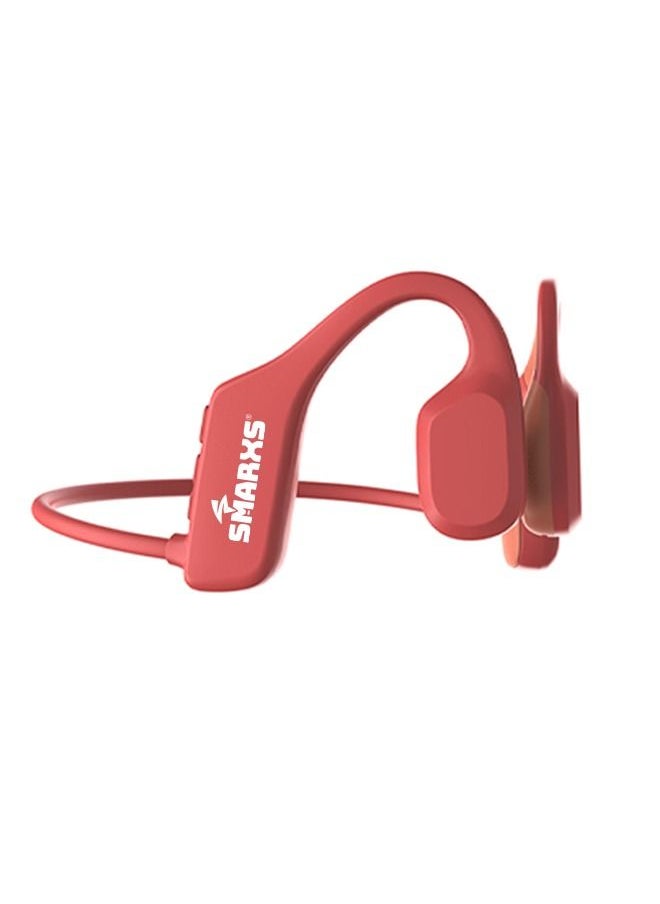 SMARXS - Smarxs Openear Bone X1  Bone Conduction Headset Neckband Sound Stereo Ear Hook Bluetooth Waterproof Bluetooth Wireless Sport. White Color - Image 1