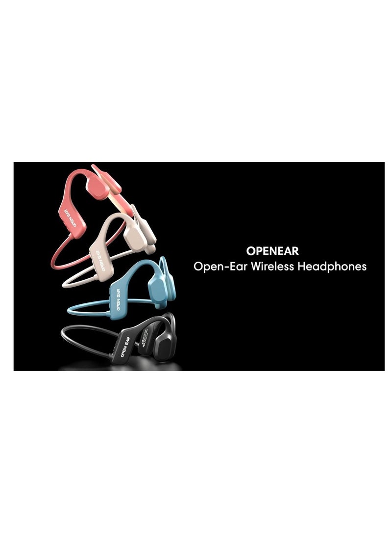 SMARXS - Smarxs Openear Bone X1  Bone Conduction Headset Neckband Sound Stereo Ear Hook Bluetooth Waterproof Bluetooth Wireless Sport. White Color - Image 1