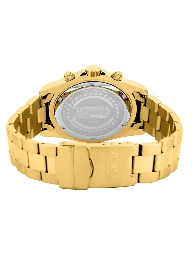Invicta Mens Quartz Watch, Chronograph Display and Stainless Steel Strap 1774 - Image 4
