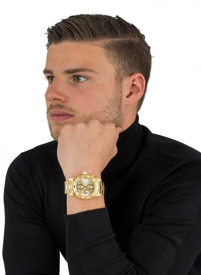 Invicta Mens Quartz Watch, Chronograph Display and Stainless Steel Strap 1774 - Image 5
