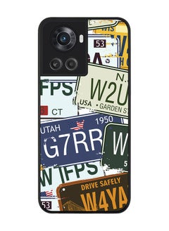 Rugged Black edge case for OnePlus 10R 5G/OnePlus Ace 5G Slim fit Soft Case Flexible Rubber Edges Anti Drop TPU Gel Thin Cover - Number Plates