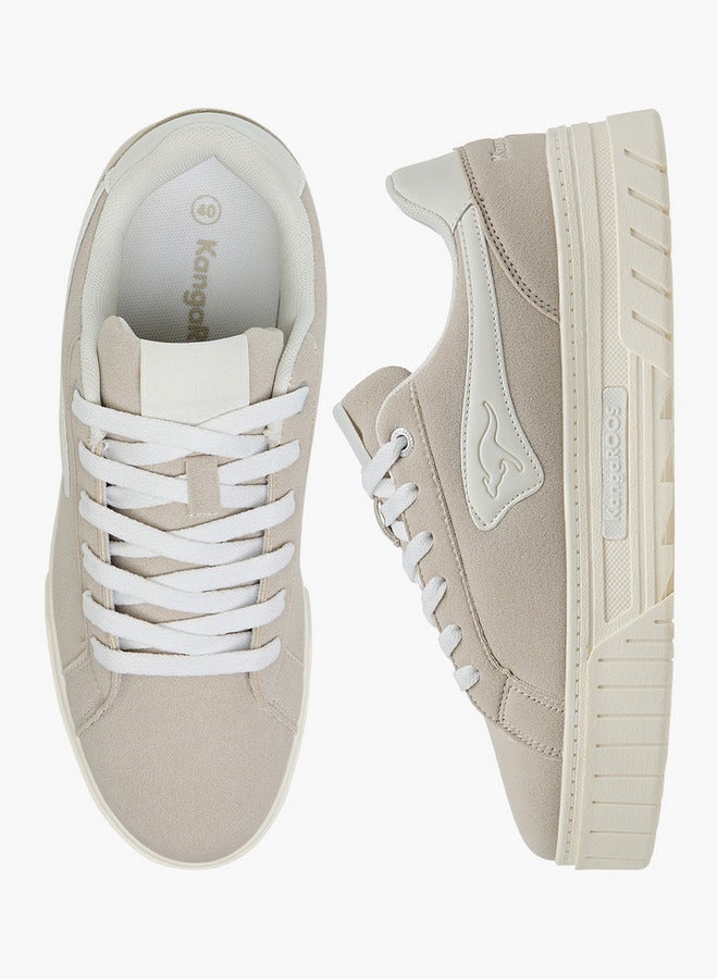 kangaROOS Women's Solid Sneakers with Lace-Up Closure - Image 1