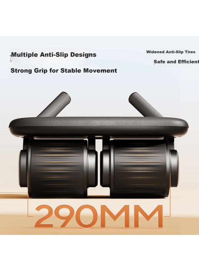 Merach Four-wheel Ab Roller With Automatic Rebound, Elbow Support, Smart Timer, Abdominal Muscle Roller, Sit-up Wheel, Ab Trainer Fitness Equipment - Image 4