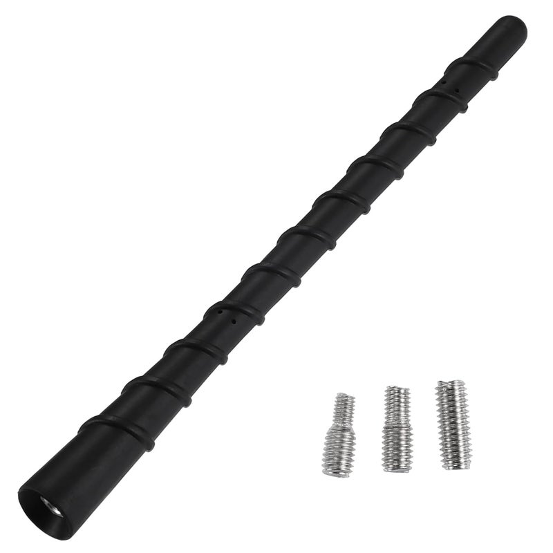 DHANVINE Car Roof Mast Whip Screws Amplified Radio AM/FM Aerial Flexible Fibre Antenna Compatible with Hyundai Grand I10 Nios Facelift - Image 1